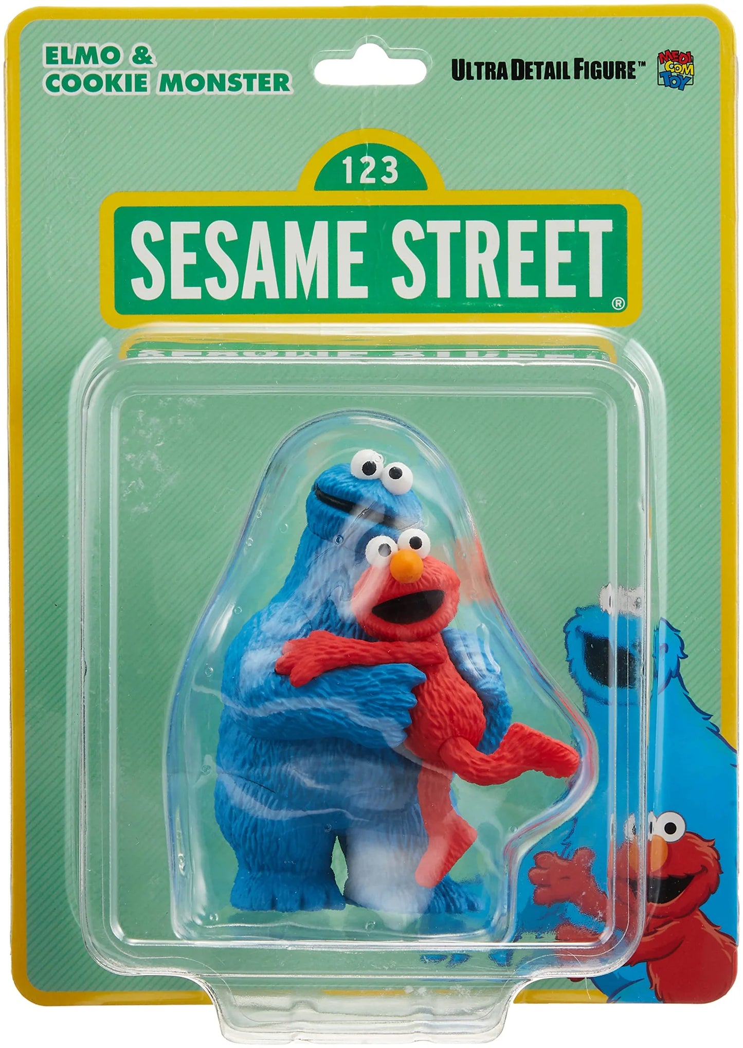 Udf Sesame Street Series 2 Elmo & Cookie Monster Medicom