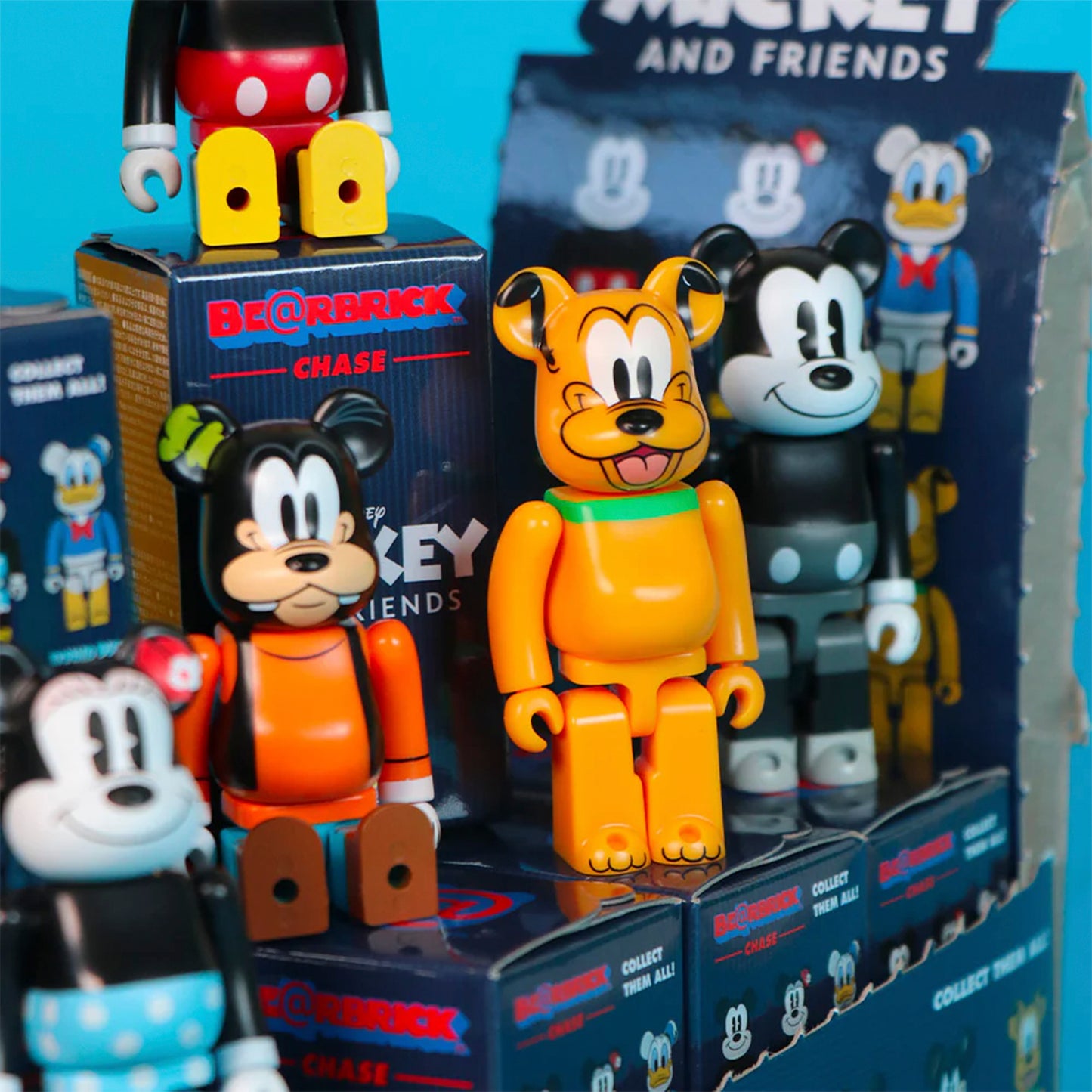 BE@RBRICK Chase Mickey and Friends Medicom