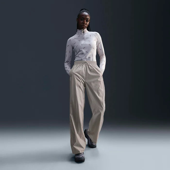 Nike Windrunner Woven High‑Waisted Open‑Hem Pants