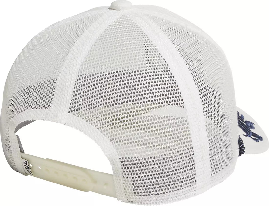 Adidas Unisex Adult Major Mesh Trucker Hat Off White/Night Indigo