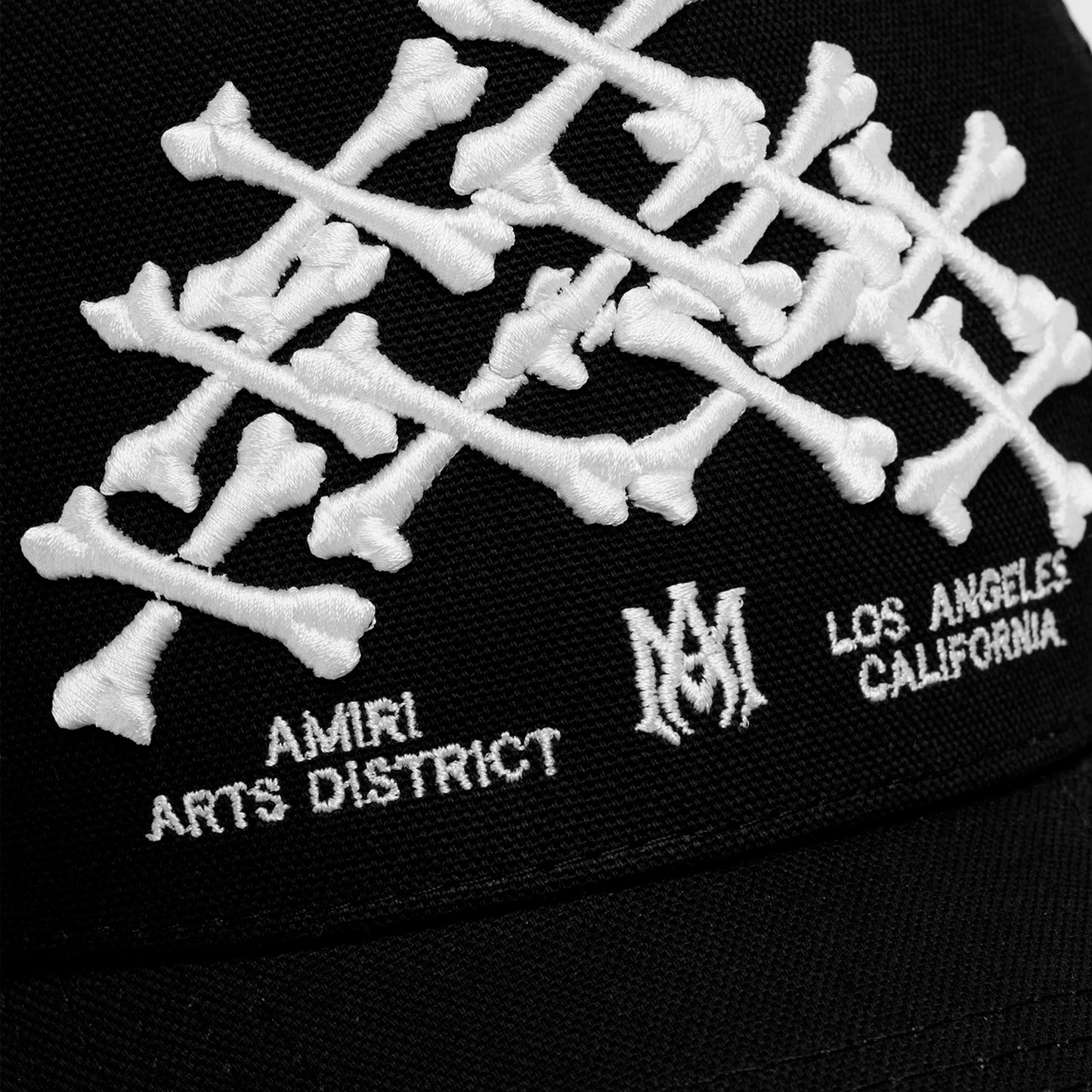 Amiri Bones Stacked Trucker Hat