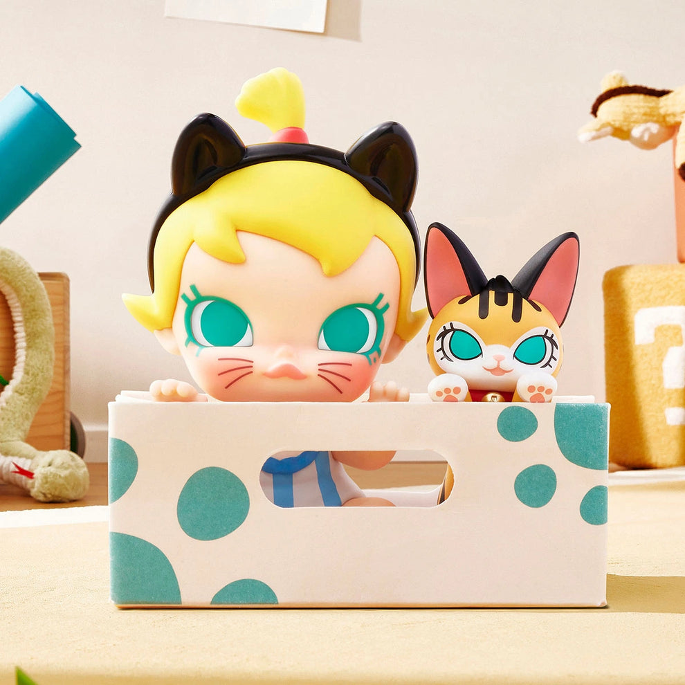 Baby Molly & Baby Tabby Series Figures Pop Mart