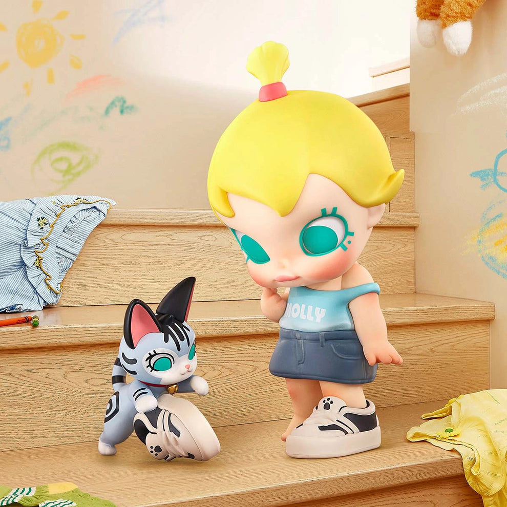 Baby Molly & Baby Tabby Series Figures Pop Mart
