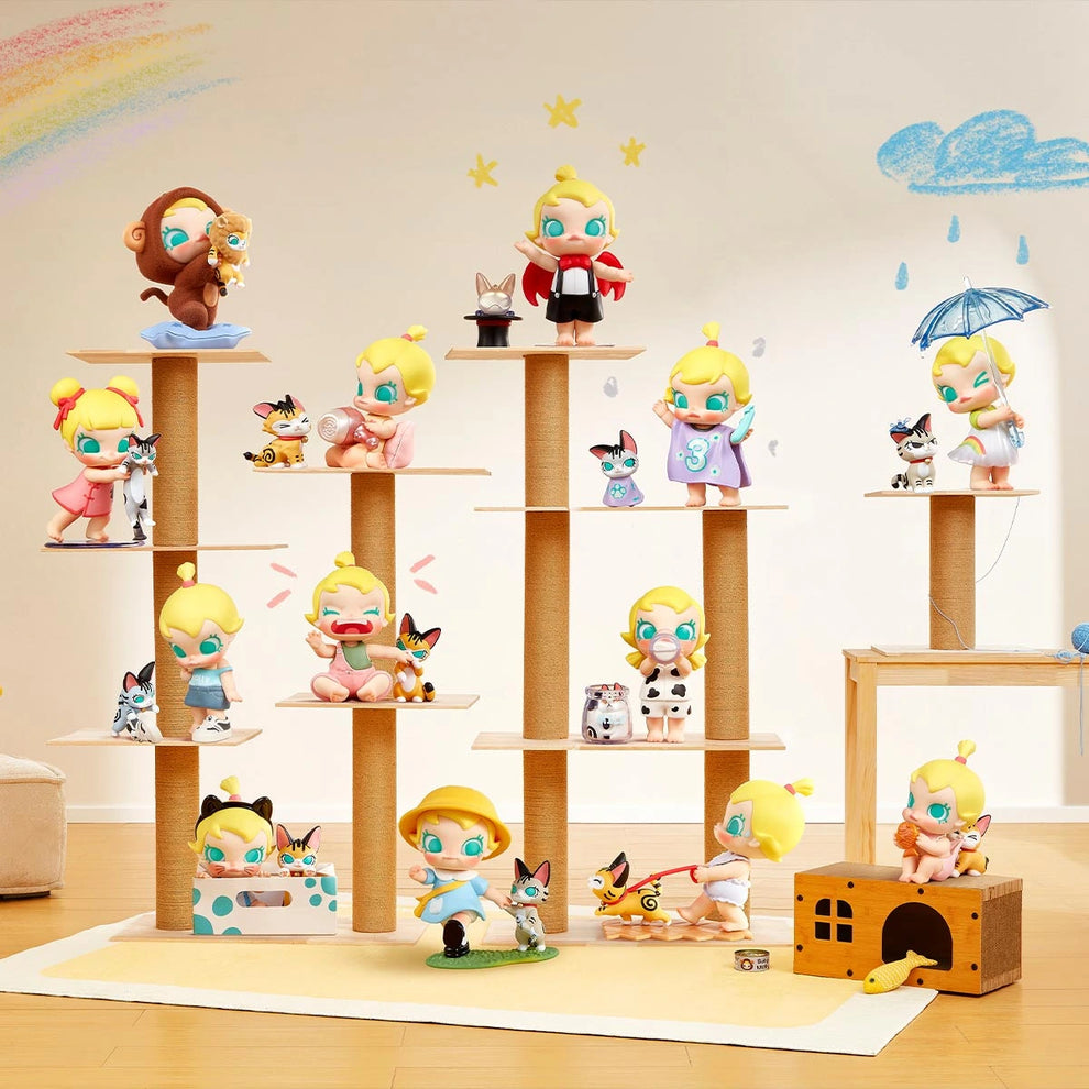 Baby Molly & Baby Tabby Series Figures Pop Mart