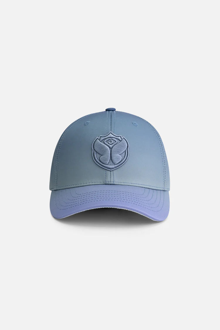 Curved Icon Cap Fader Blue