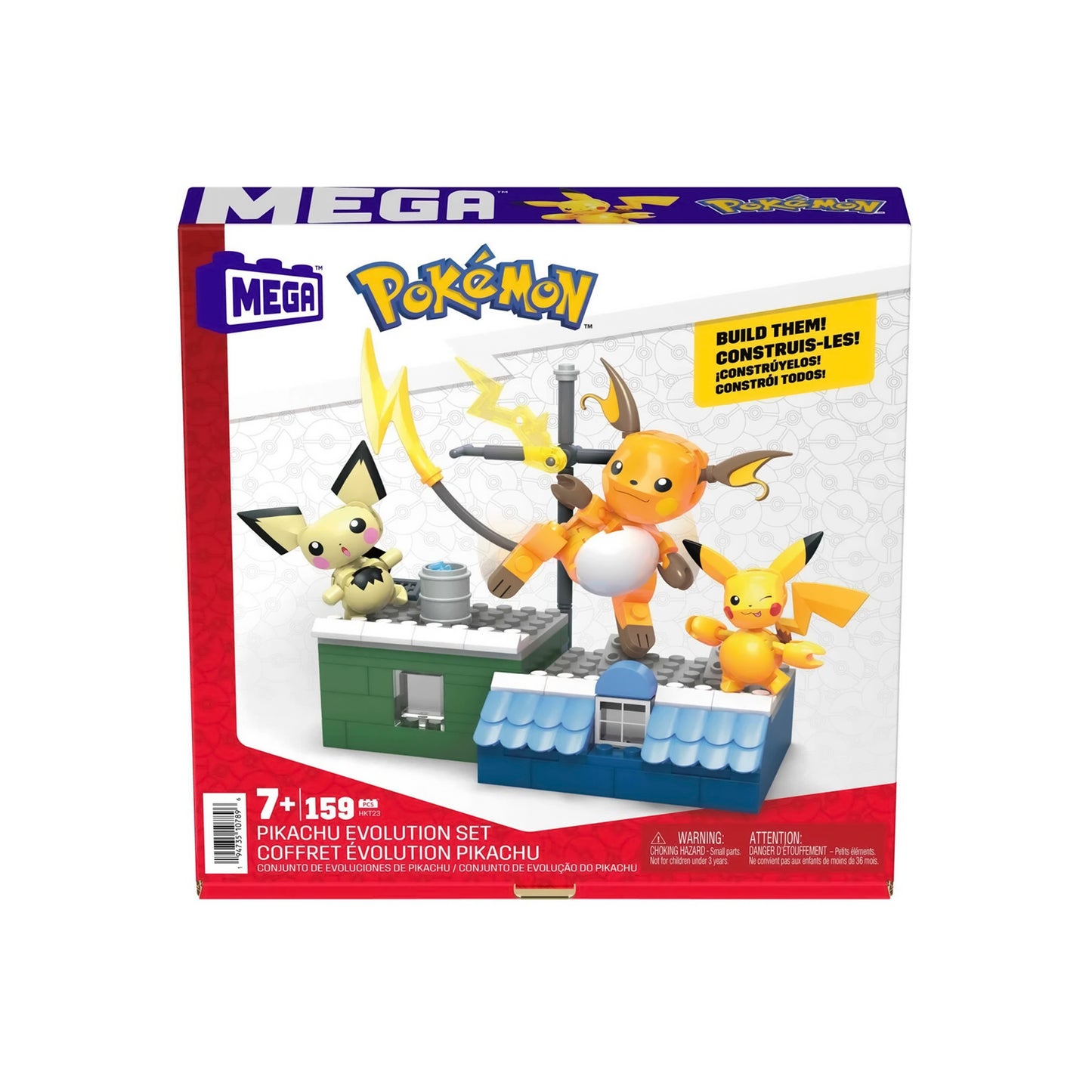 Mega Pokémon Pikachu Evolution Building Set
