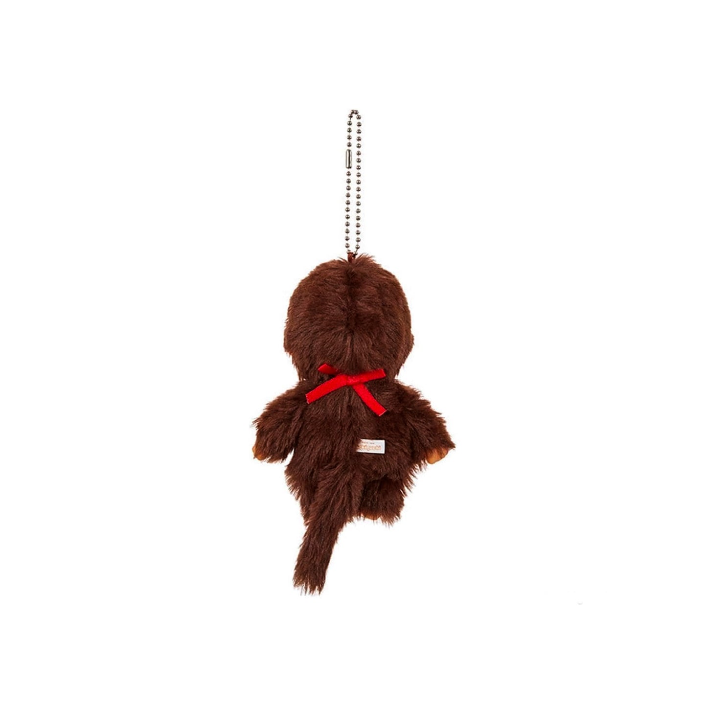 Monchhichi Plush Keychain – Classic Red Bib (Japan Exclusive)