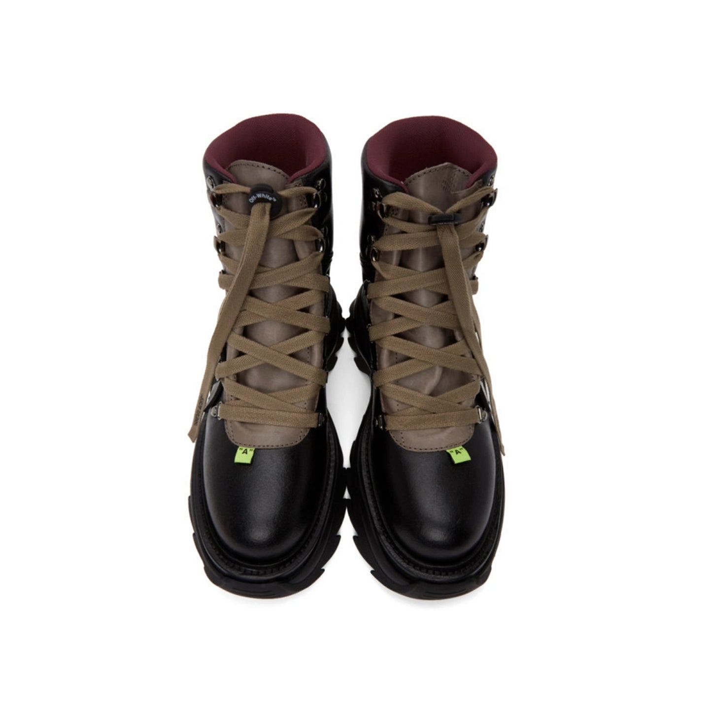 Off-White Black Equipment Platform Boots