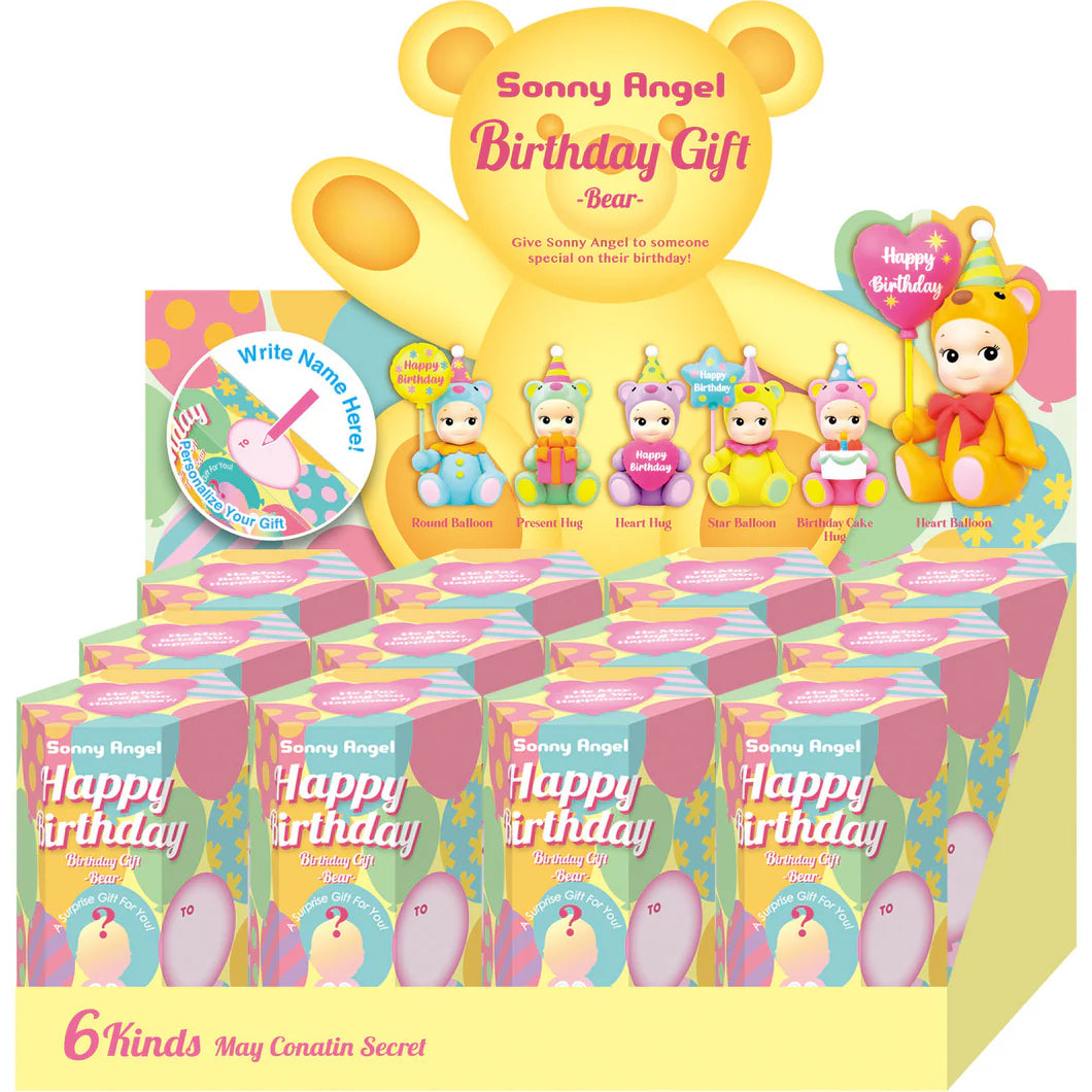 Sonny Angel Happy Birthday Bear