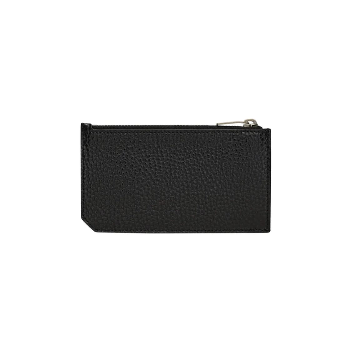 Saint Laurent Logo Plaque Zip-Up Cardholder