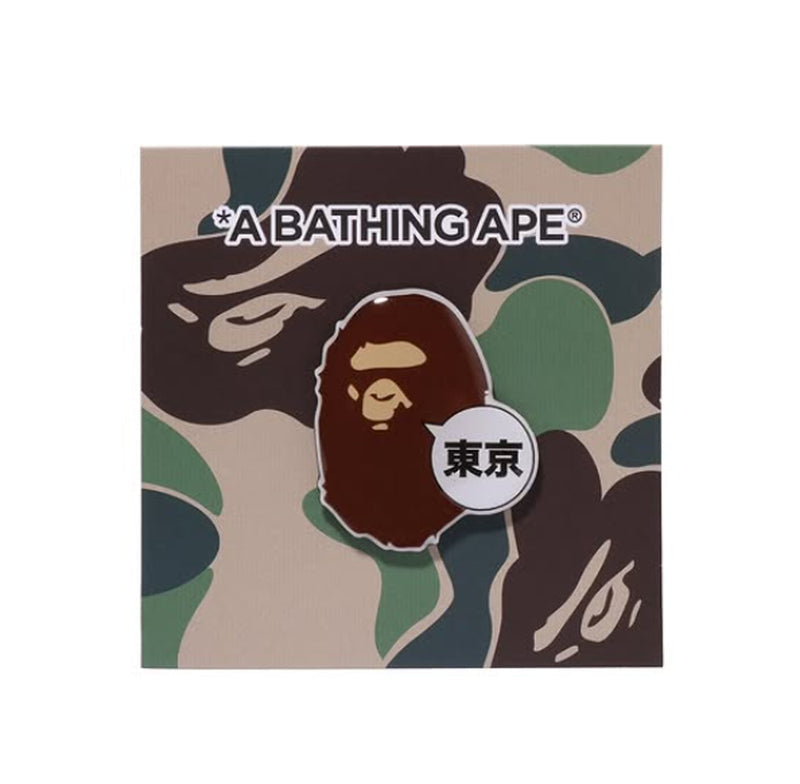 A Bathing Ape Tokyo Ape Head Pin Limited Tokyo Edition Bape