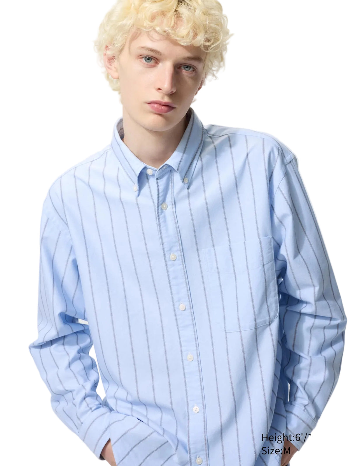 Uniqlo X Jw Anderson Oxford Oversized Long Sleeve Shirt