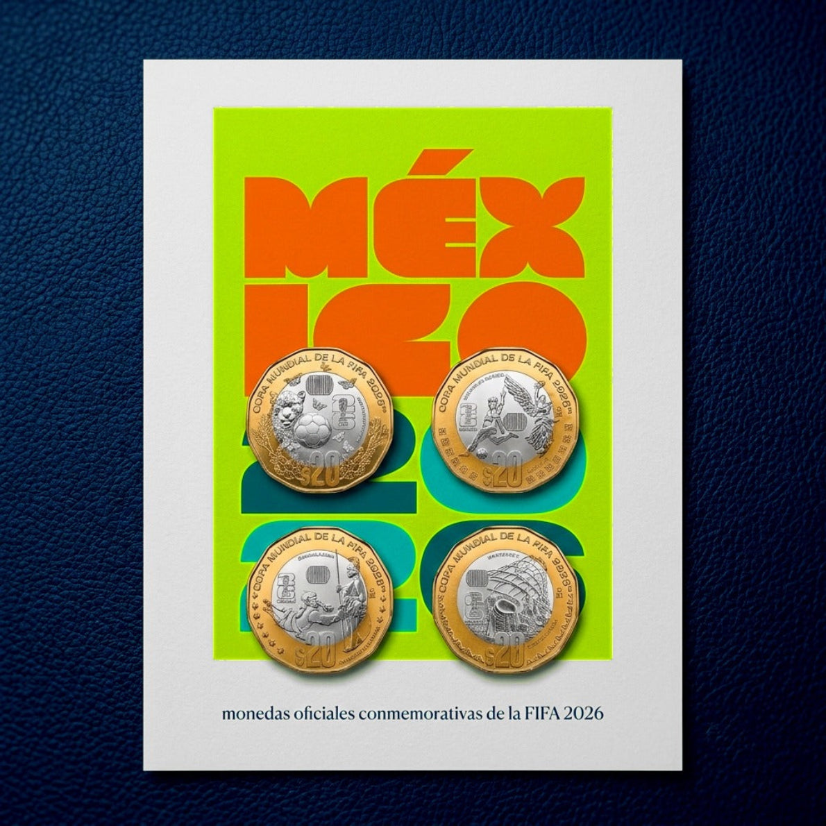 Set de Monedas Conmemorativas FIFA World Cup 2026™️ México