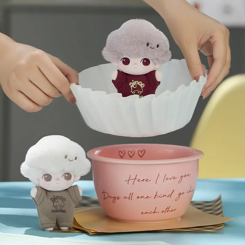 DIMOO Crush on Coffee Series-Soft-faced Plush Keychain Blind Box Pop Mart