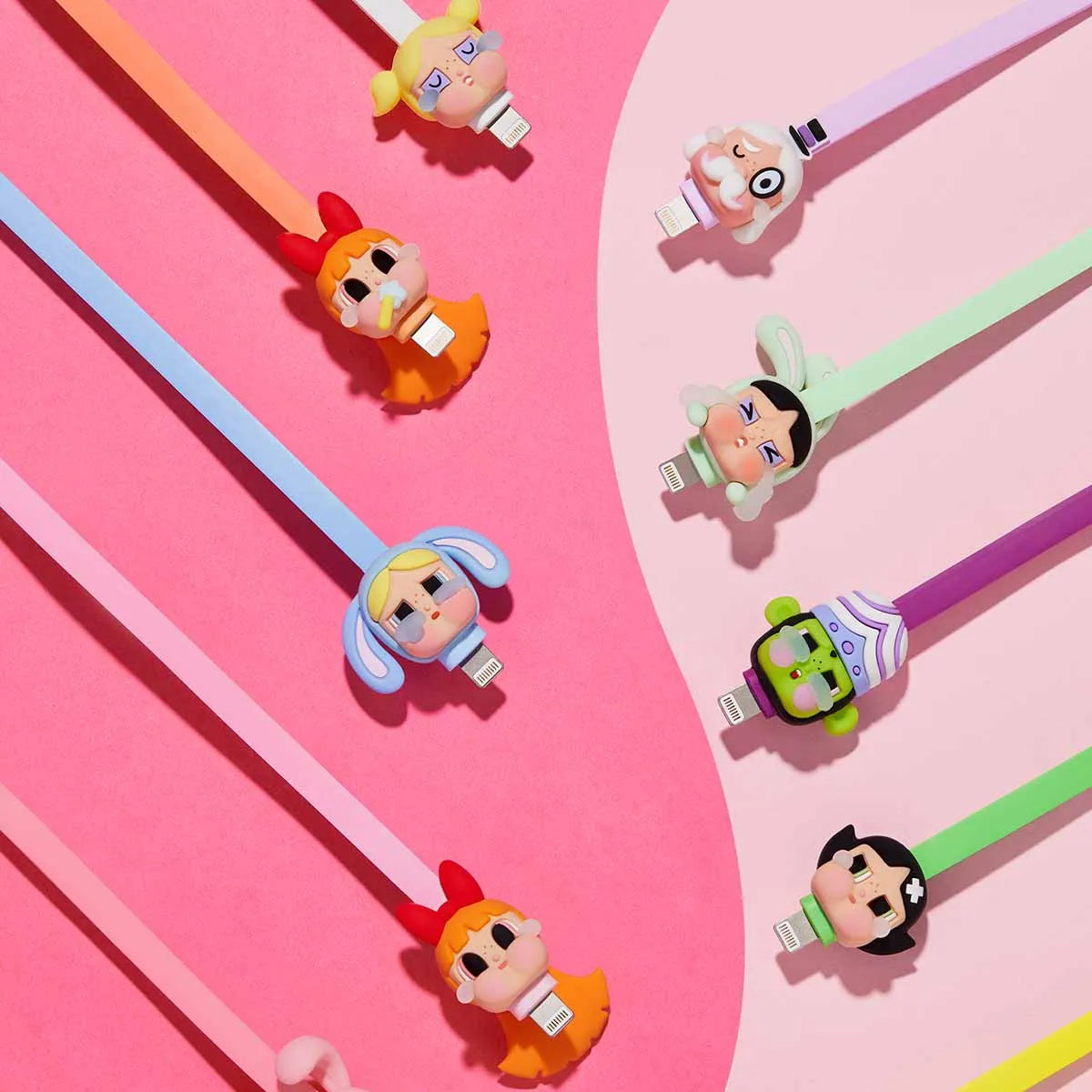 CRYBABY × Powerpuff Girls Series-Cable Blind Box Single Box Pop Mart