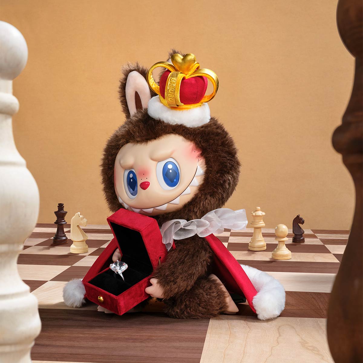 Labubu The Monsters Let's Checkmate Series Vinyl Plush Doll