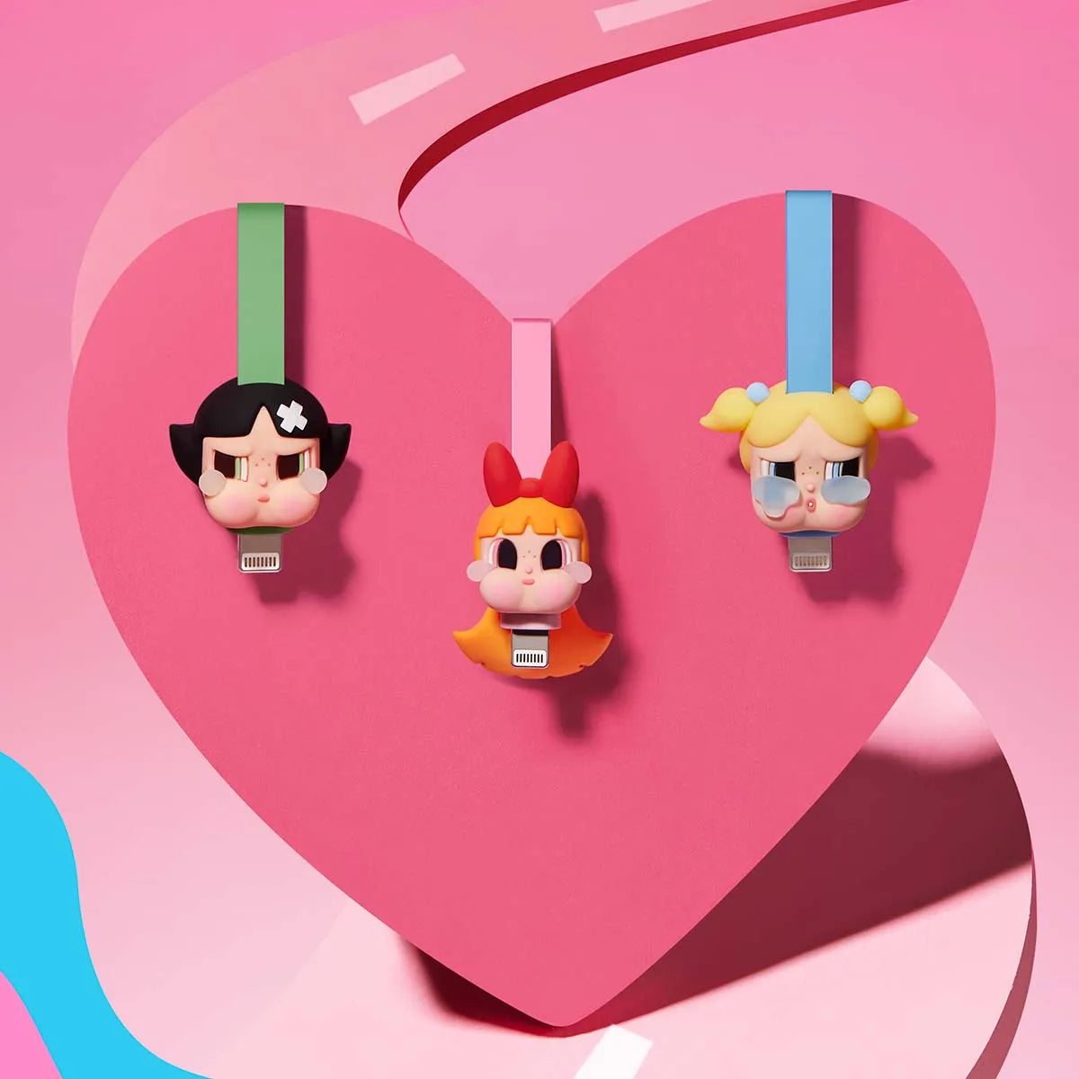 CRYBABY × Powerpuff Girls Series-Cable Blind Box Single Box Pop Mart
