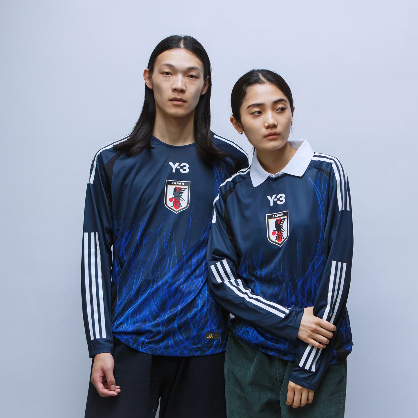 Japan x Y-3 24 Long Sleeve Home Authentic Jersey