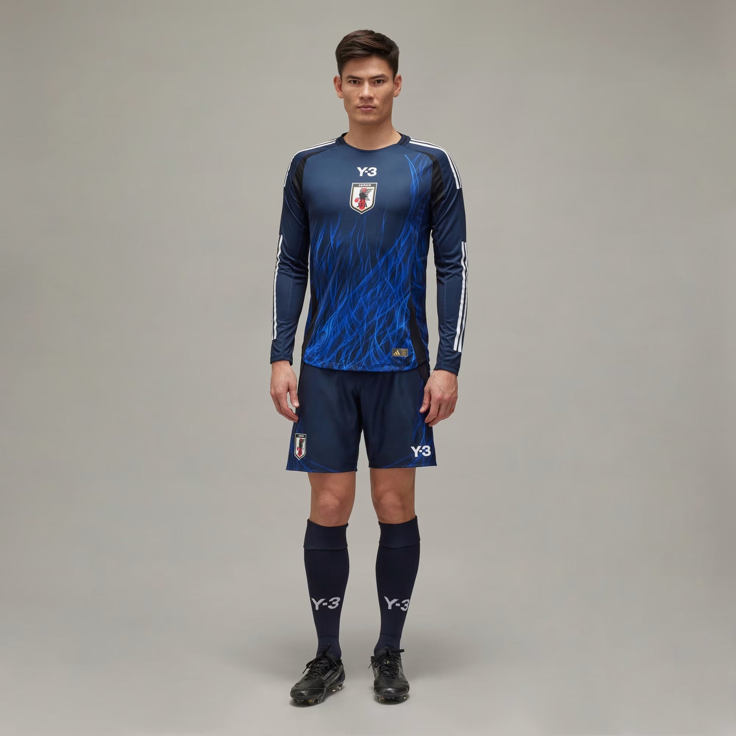 Japan x Y-3 24 Long Sleeve Home Authentic Jersey