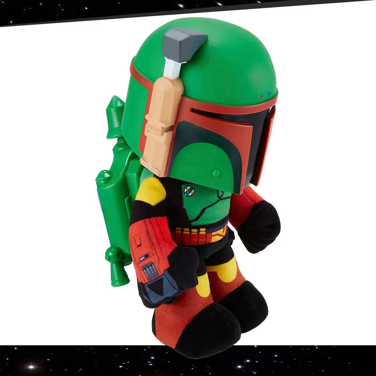 Boba Fett Peluche Interactivo Lanza Cohetes Star Wars Mattel