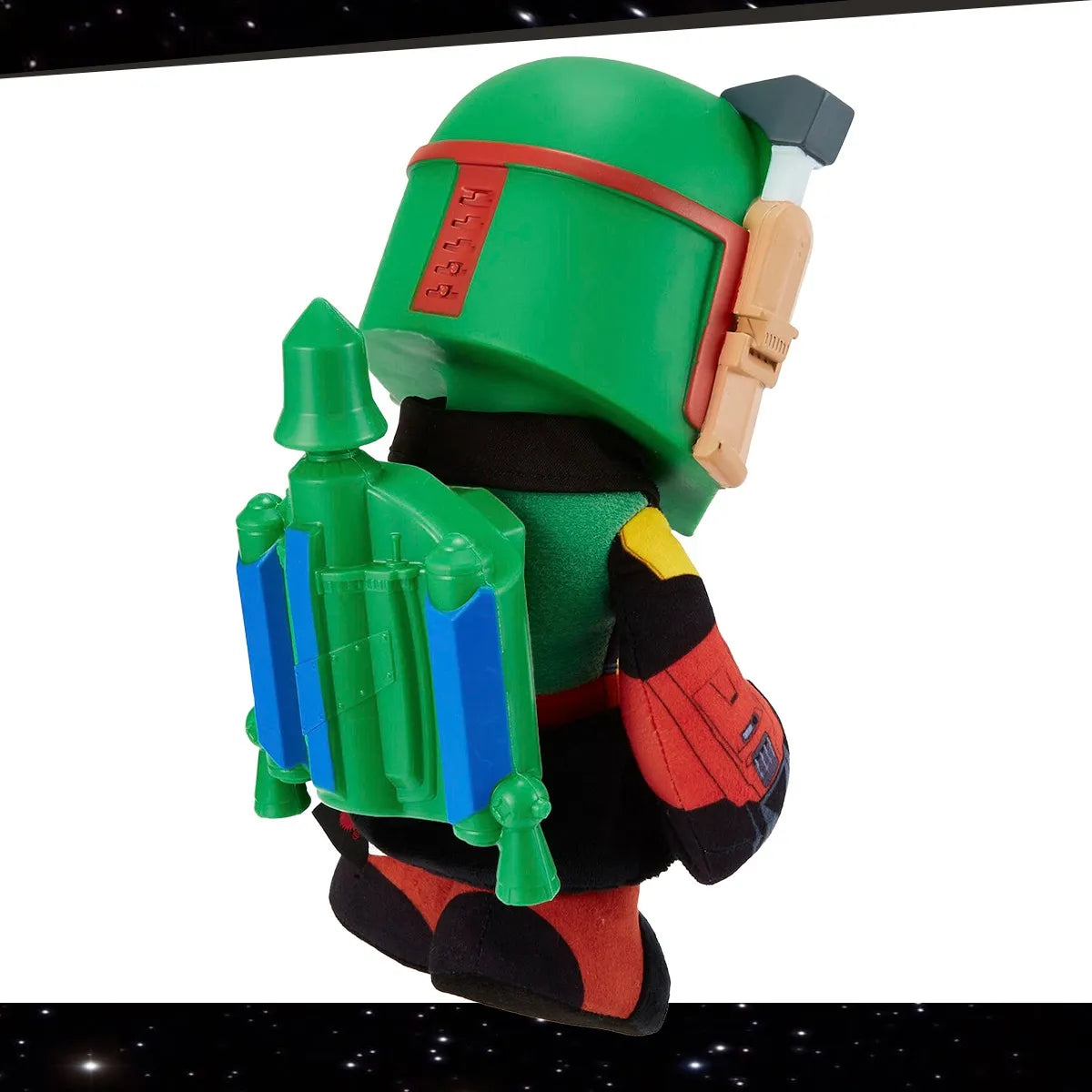 Boba Fett Peluche Interactivo Lanza Cohetes Star Wars Mattel