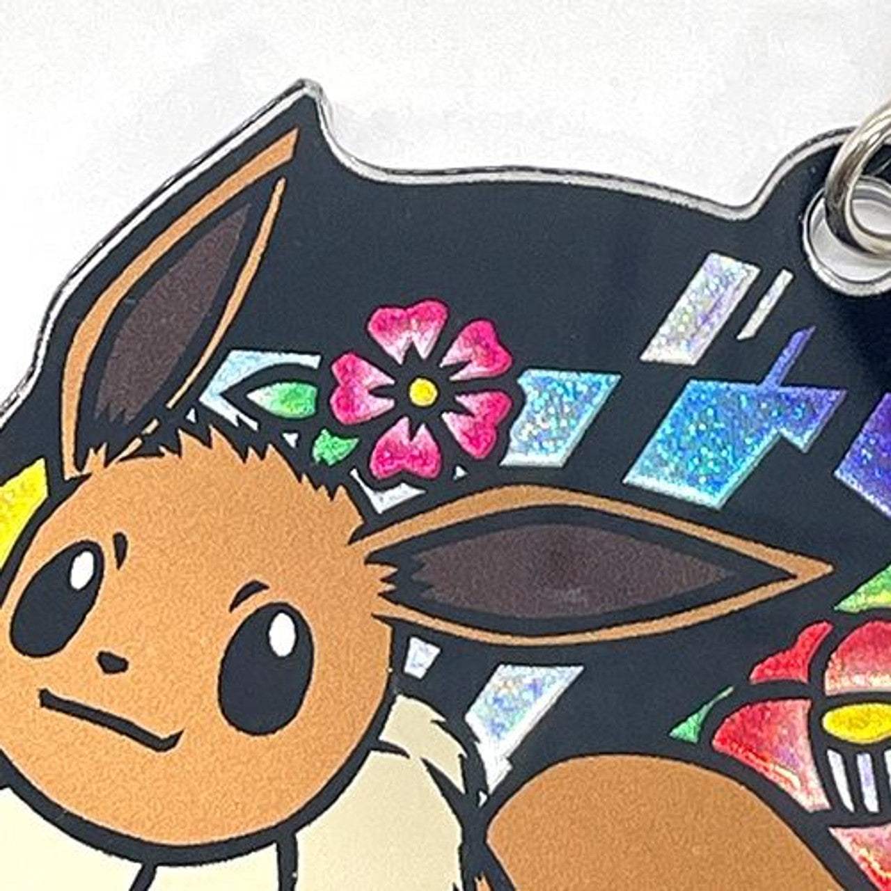 POKEMON: Eevee Glitter Acrylic Keychain