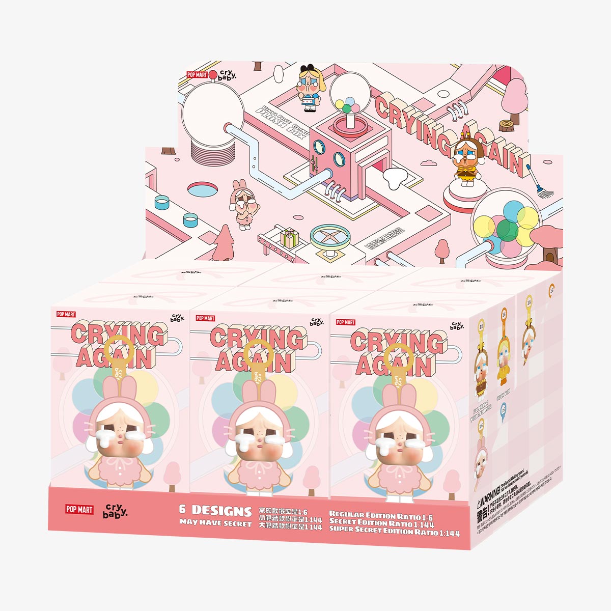 CryBaby Crying Again Series-Vinyl Face Plush Blind Box PopMart