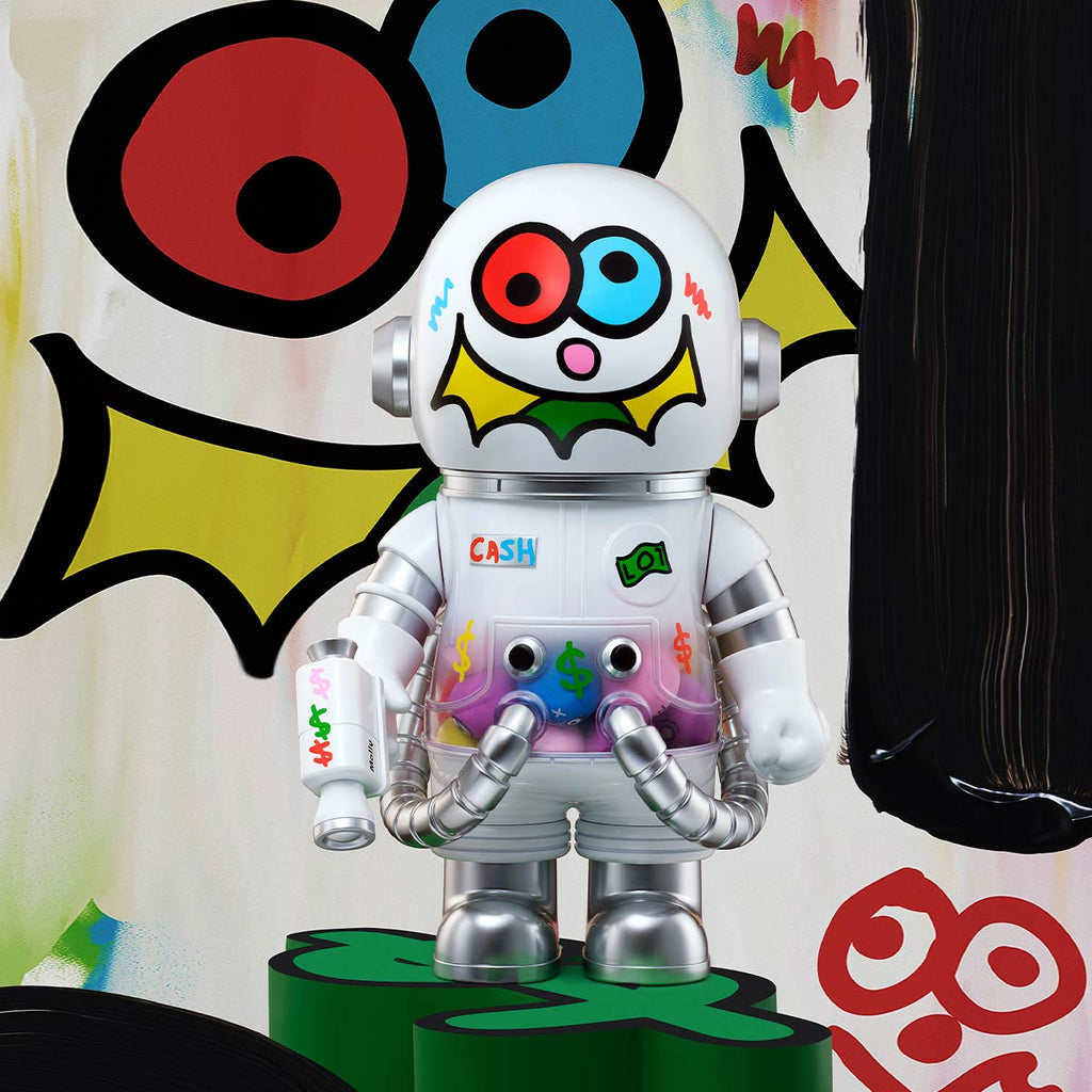 Mega Space Molly 400% Jon Burgerman Space Cadets Series