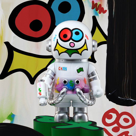 Mega Space Molly 400% Jon Burgerman Space Cadets Series