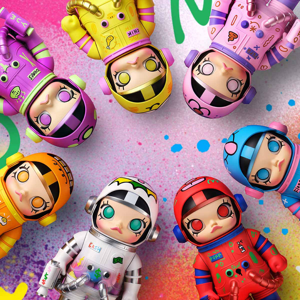 Mega Space Molly 400% Jon Burgerman Space Cadets Series
