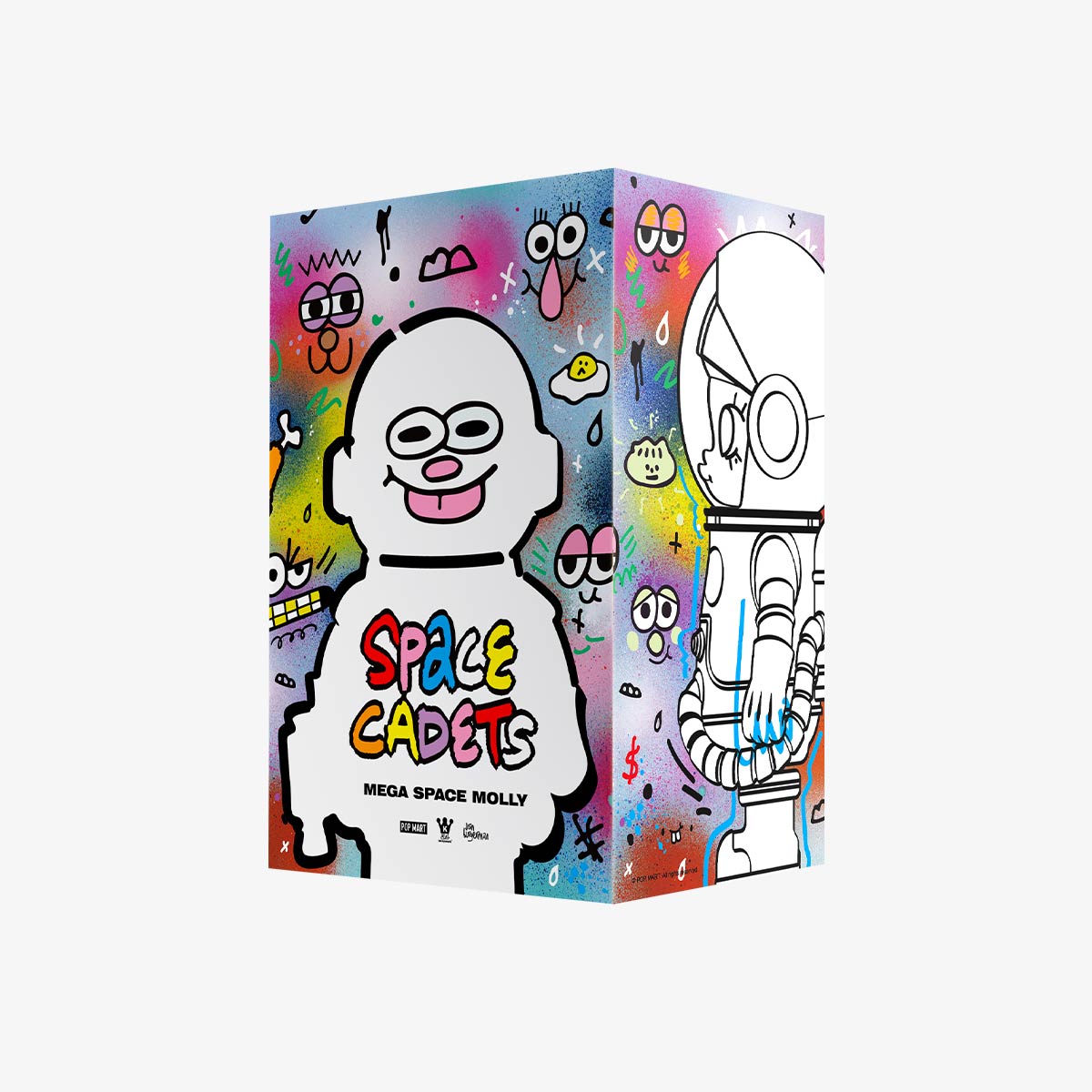Mega Space Molly 400% Jon Burgerman Space Cadets Series
