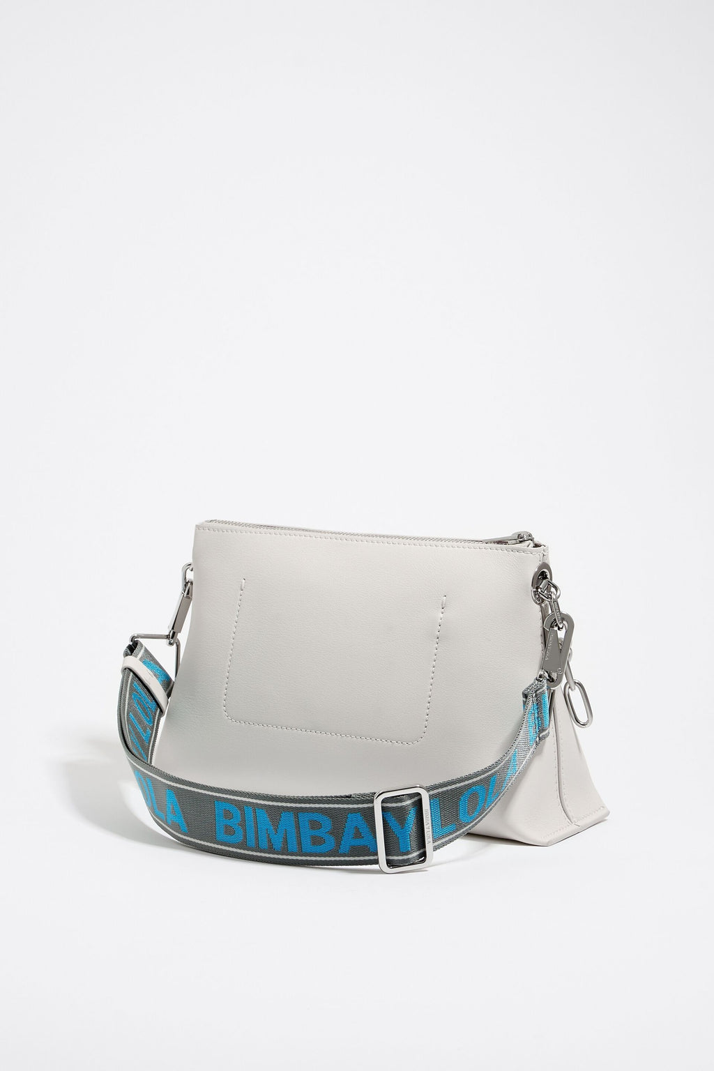 Bimba Y Lola White Trapeze Bag