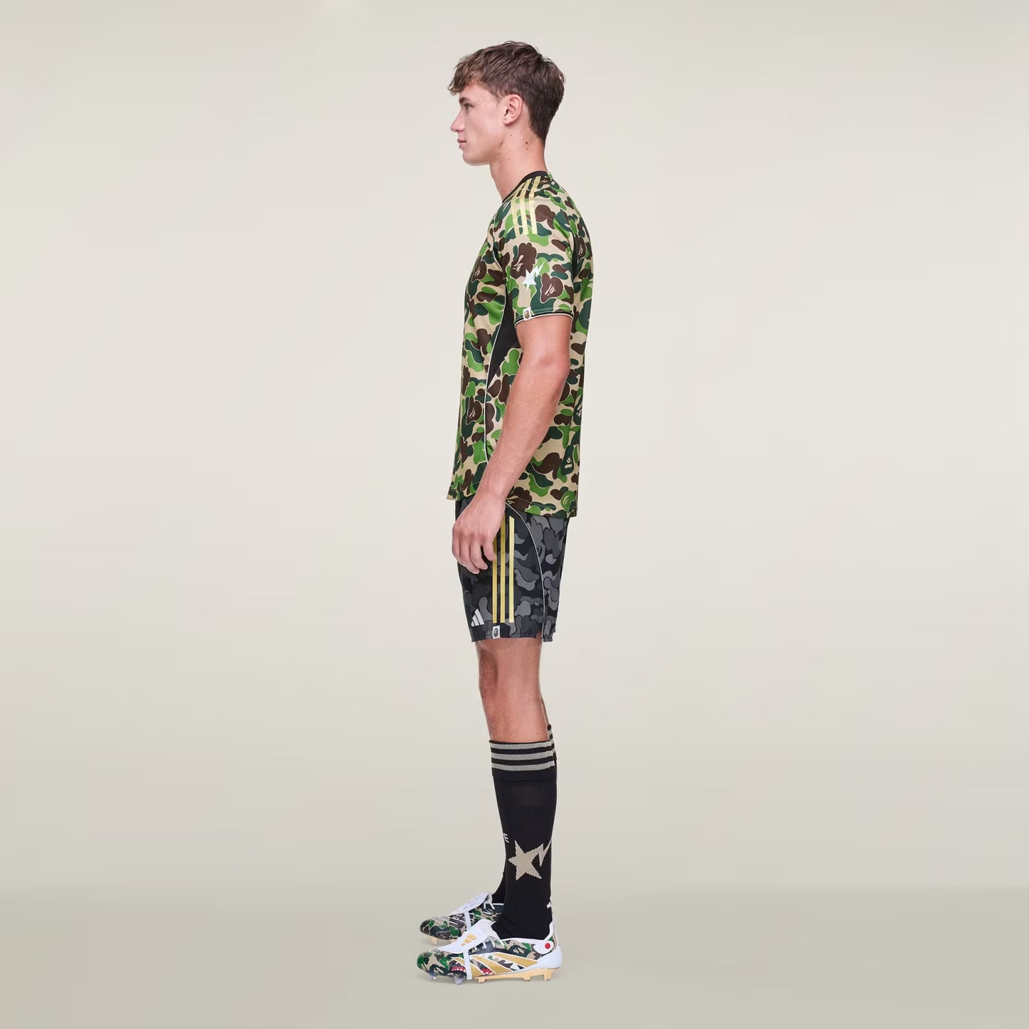adidas × BAPE® Football Jersey (Japan Exclusive / ABC CAMO)