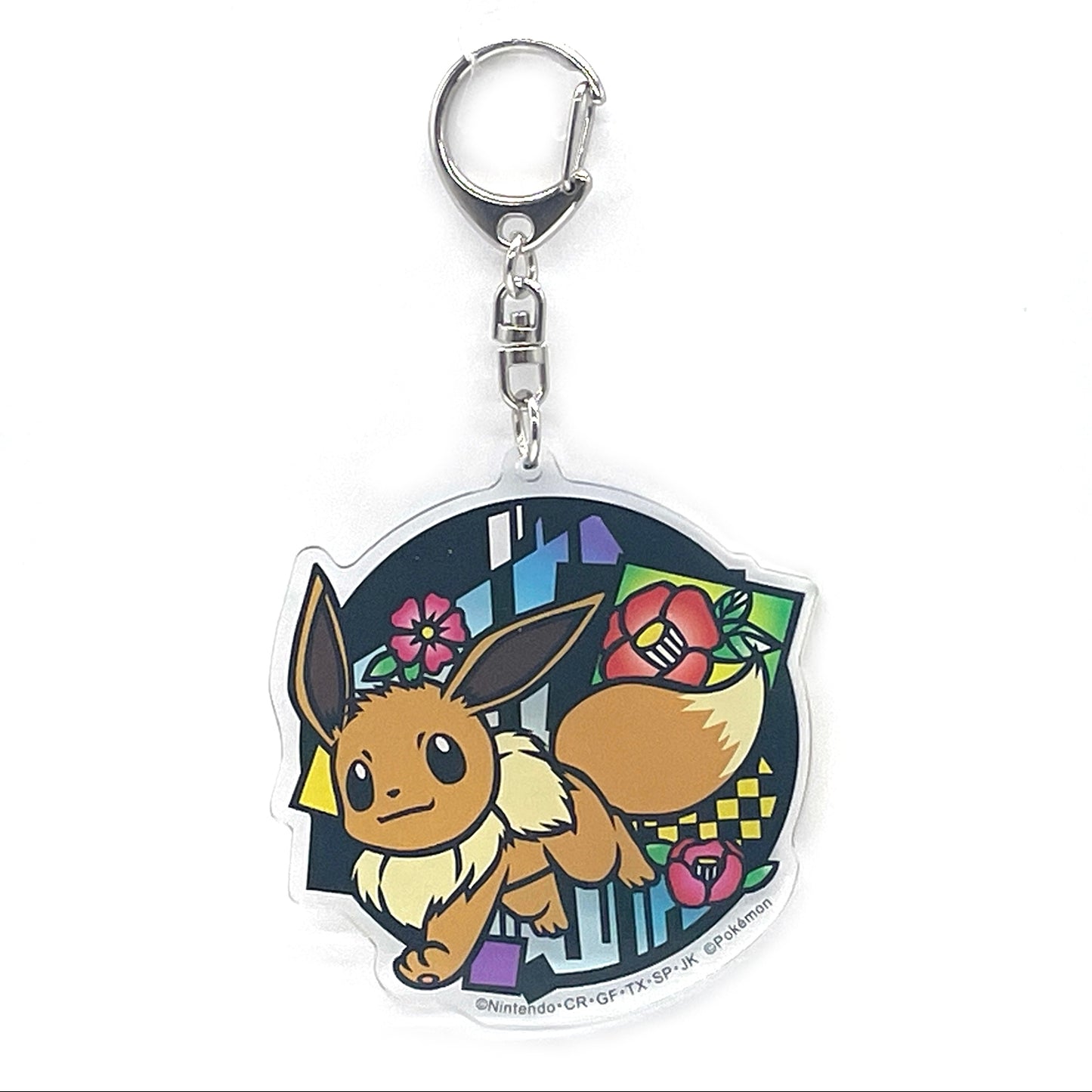 POKEMON: Eevee Paper Cutout Series Acrylic Keychain