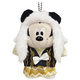Hong Kong Disneyland Mickey Mouse Plush Keychain – Traditional Chinese Outfit Edition
