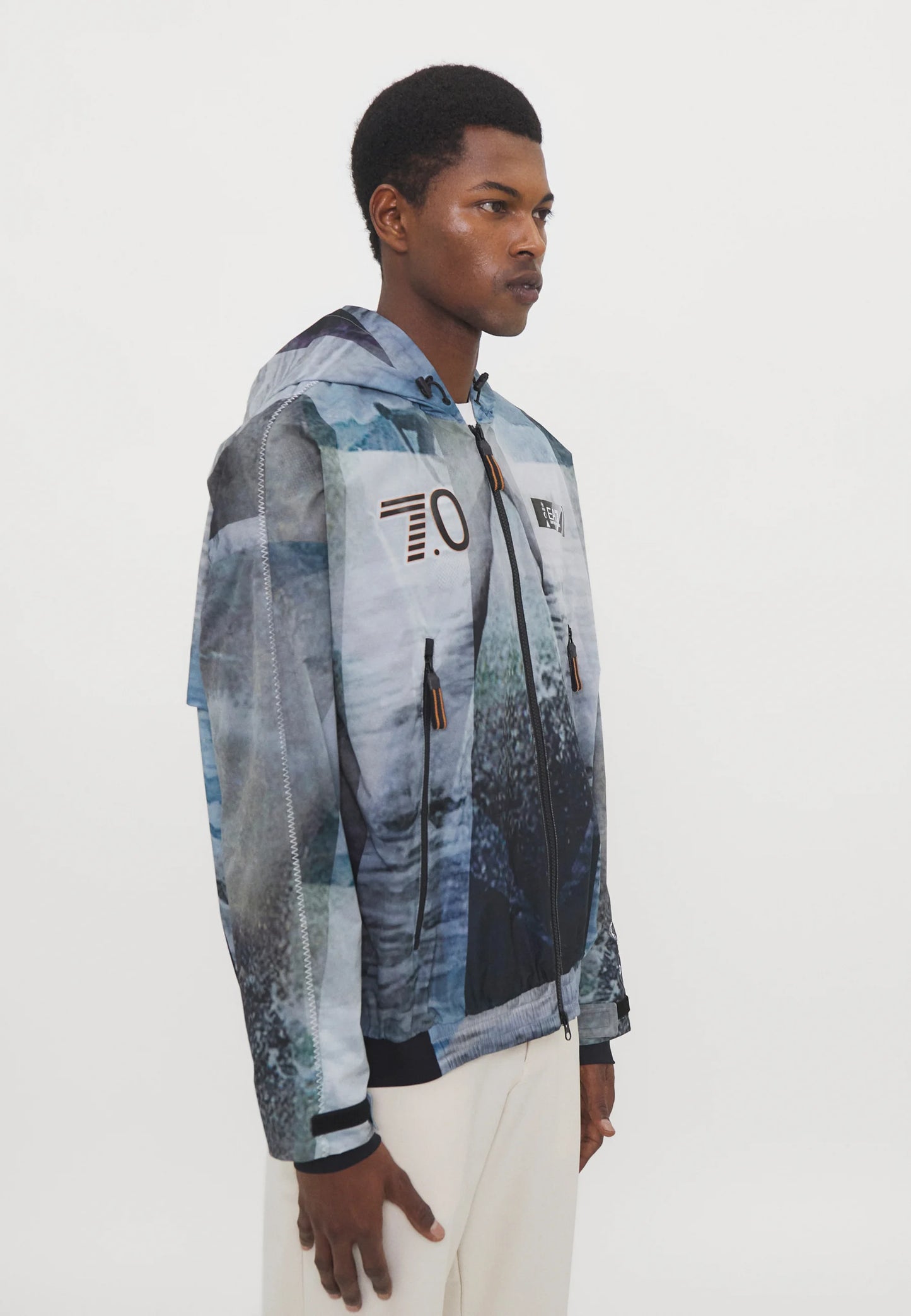 EA7 Emporio Armani Lightweight Hooded Jacket