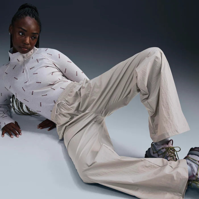 Nike Windrunner Woven High‑Waisted Open‑Hem Pants