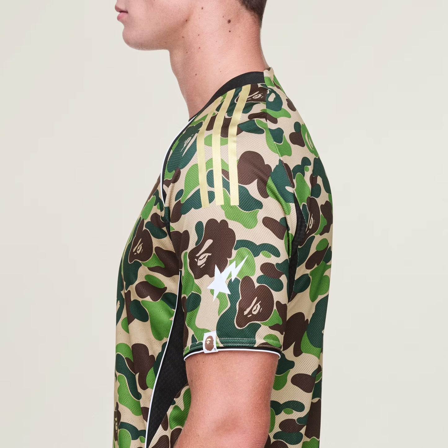 adidas × BAPE® Football Jersey (Japan Exclusive / ABC CAMO)