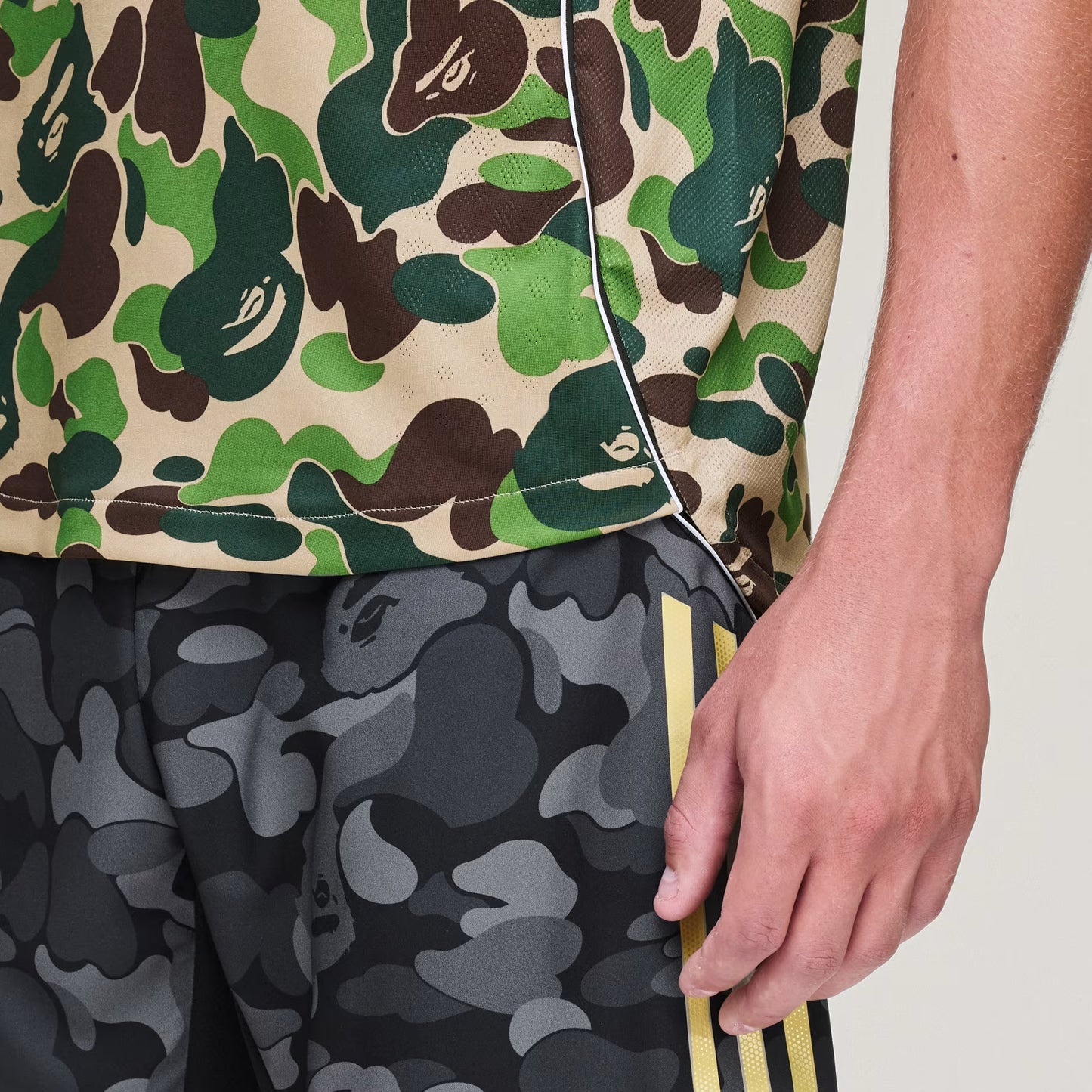 adidas × BAPE® Football Jersey (Japan Exclusive / ABC CAMO)