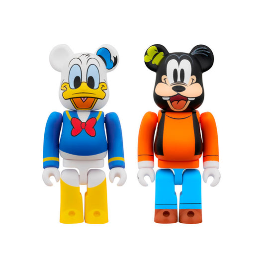 BE@RBRICK Donald Duck & Goofy 2pcs Set Medicom