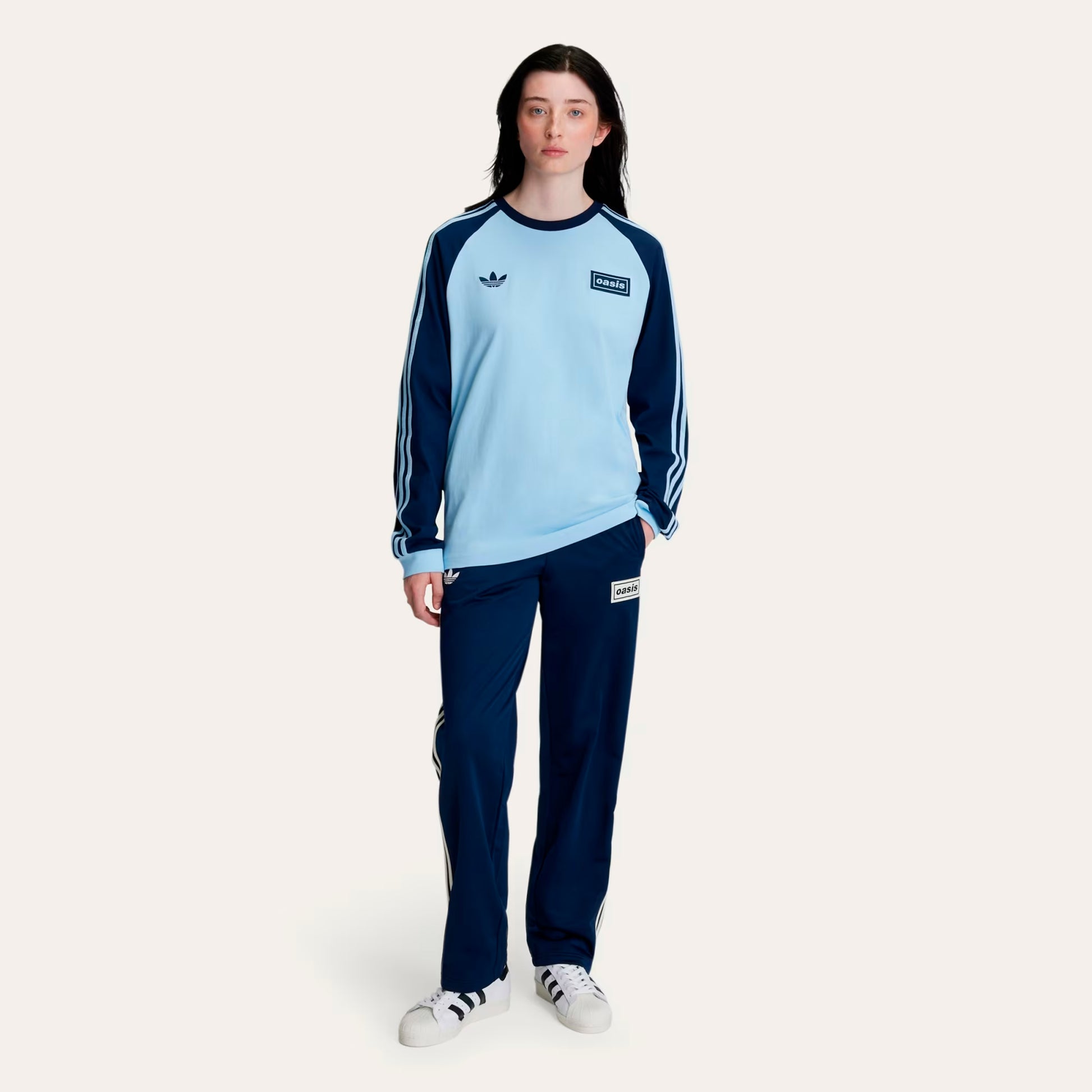 Adidas Originals x Oasis Tour 3 Stripes Longsleeve Tee