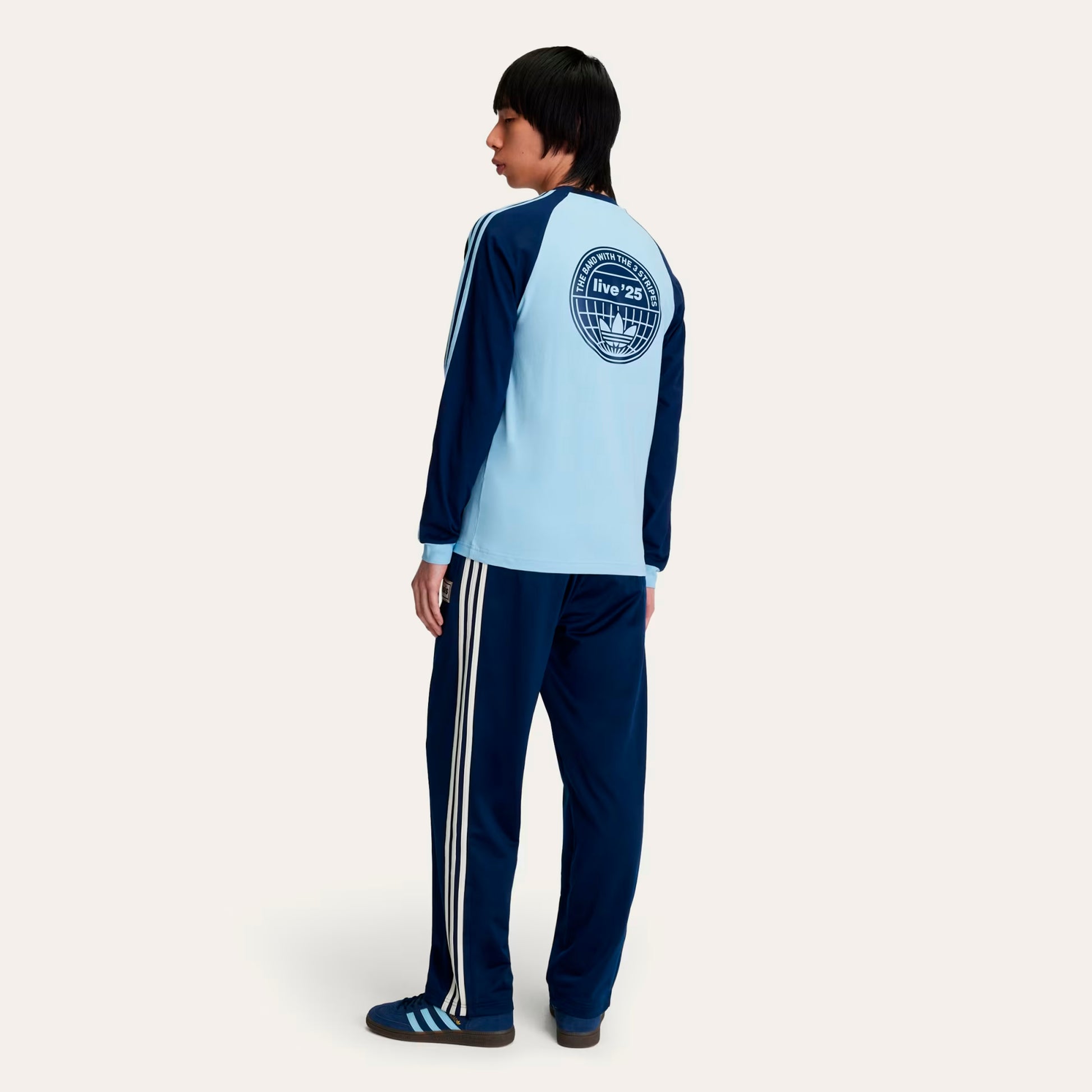 Adidas Originals x Oasis Tour 3 Stripes Longsleeve Tee