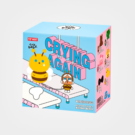 CRYBABY Crying Again Series-Plush Badge Blind Box PopMart