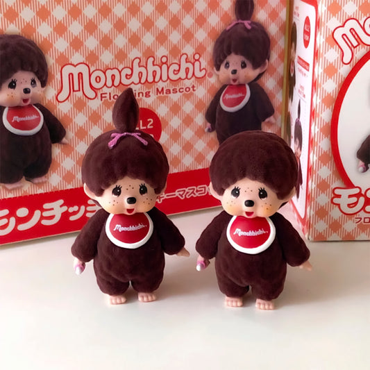 Monchhichi Flocking Mascot Red