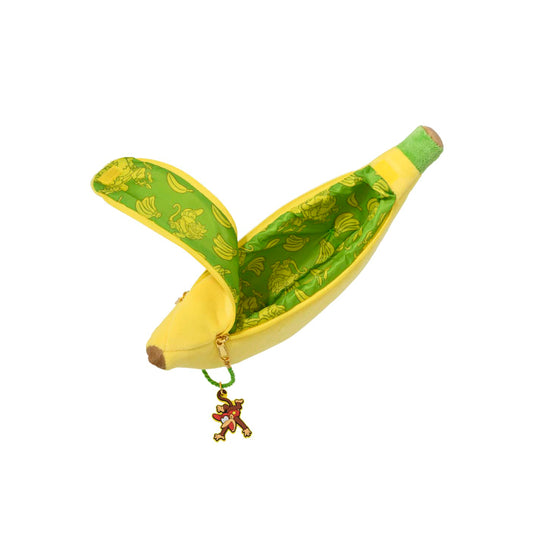 Donkey Kong Banana Plush Pouch – Nintendo Store Japan Exclusive