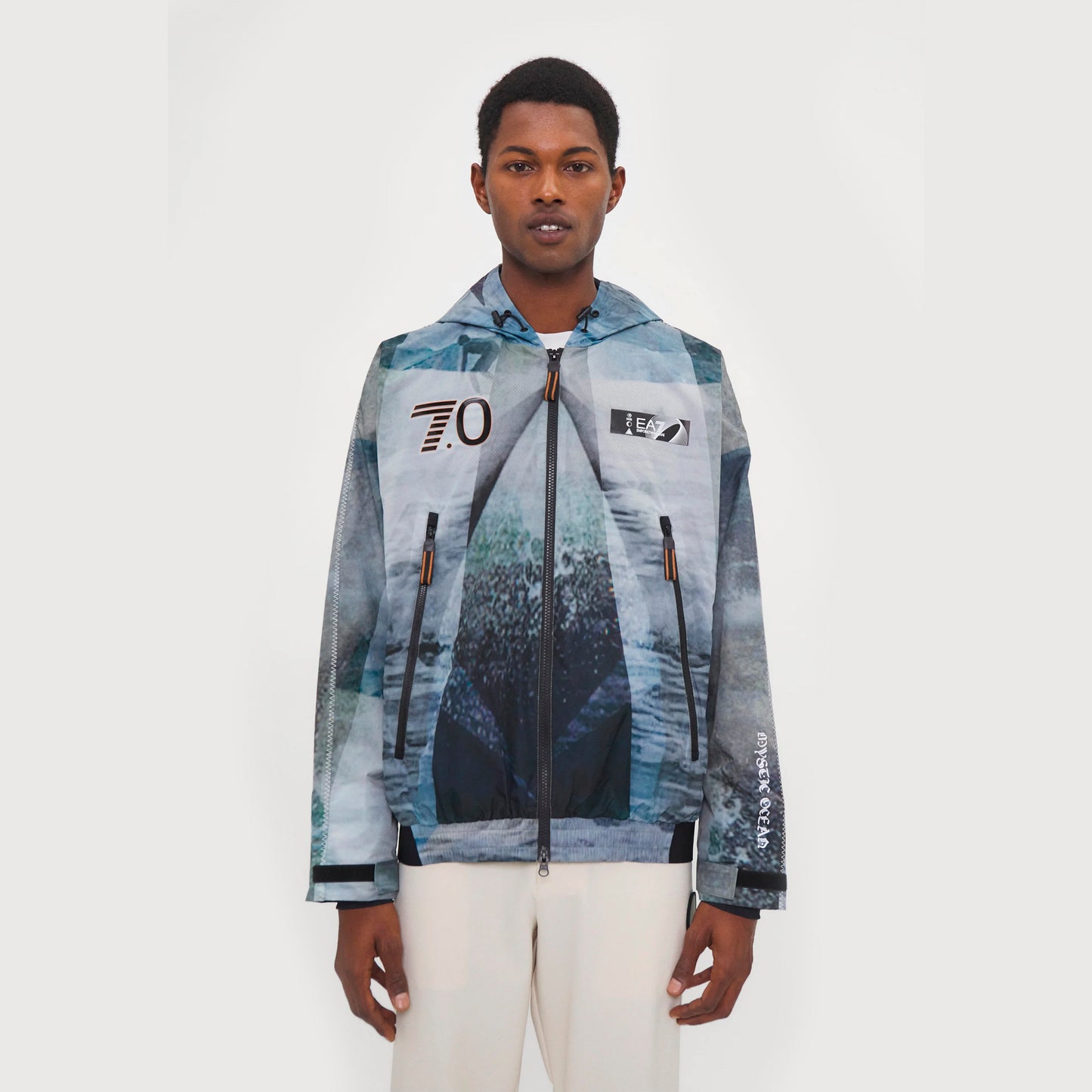 EA7 Emporio Armani Lightweight Hooded Jacket