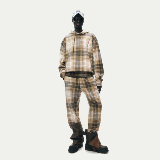 Glenn Martens H&M Sudadera Con Diseño a Cuadros