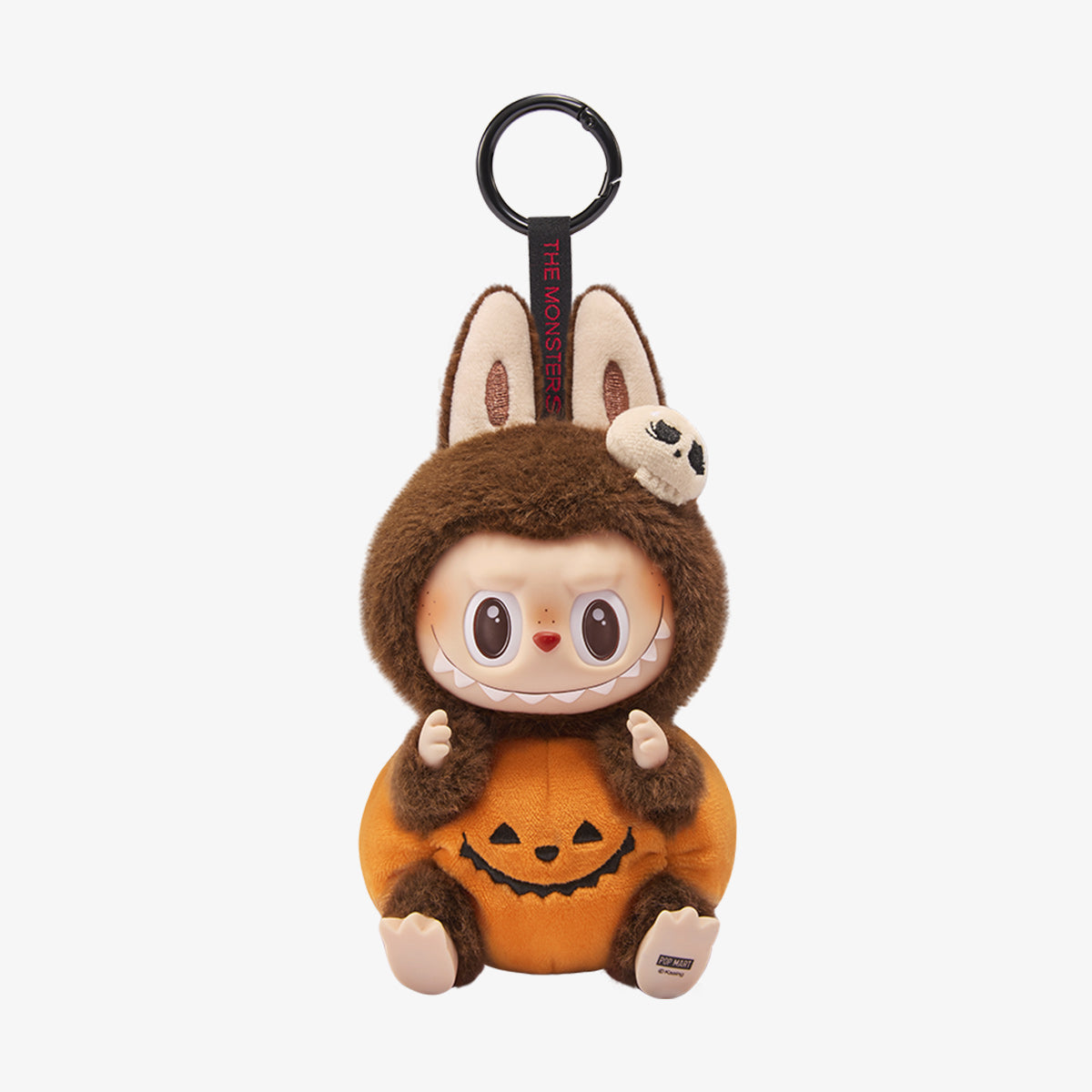 Labubu The Monsters Happy Halloween Party Series Sitting Pumpkin Vinyl Plush Pendant