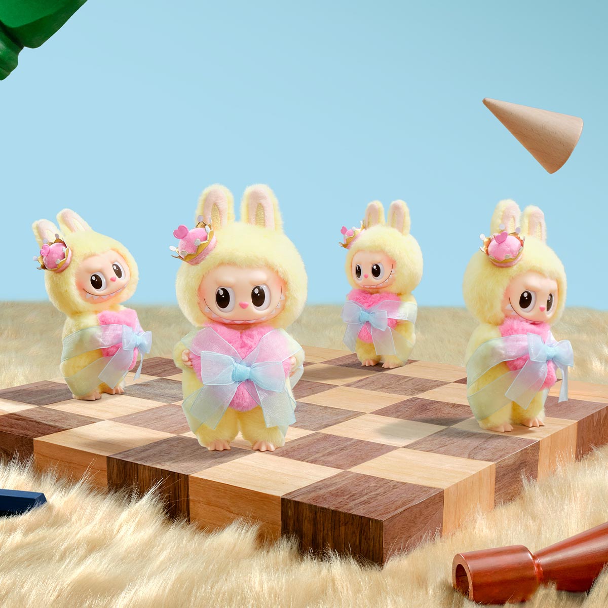 Labubu The Monsters Let's Checkmate Series Vinyl Plush Hanging Card