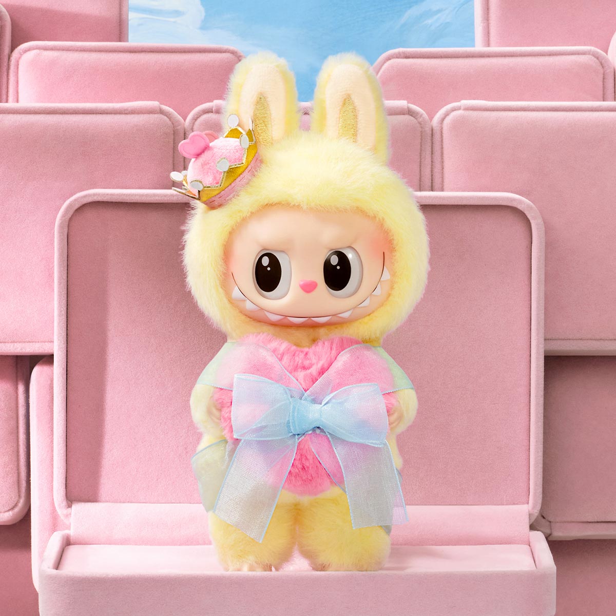 Labubu The Monsters Let's Checkmate Series Vinyl Plush Hanging Card